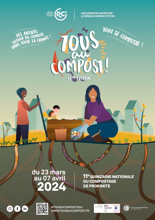 affiche "tous au compost"