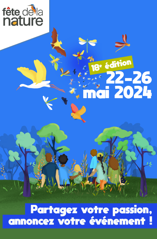 affiche de la 18 ème édition de la fête de la nature